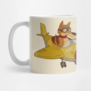 Dog Plane Mug